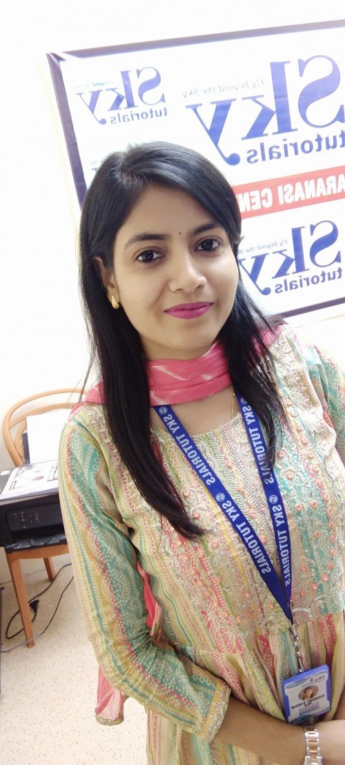 Damini Singh  home tutor in Varanasi.